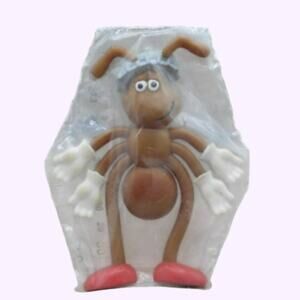 Vintage 1988 Heinz Ketchup Picnic Ant Mascot NIP Bendy Promo Advertising